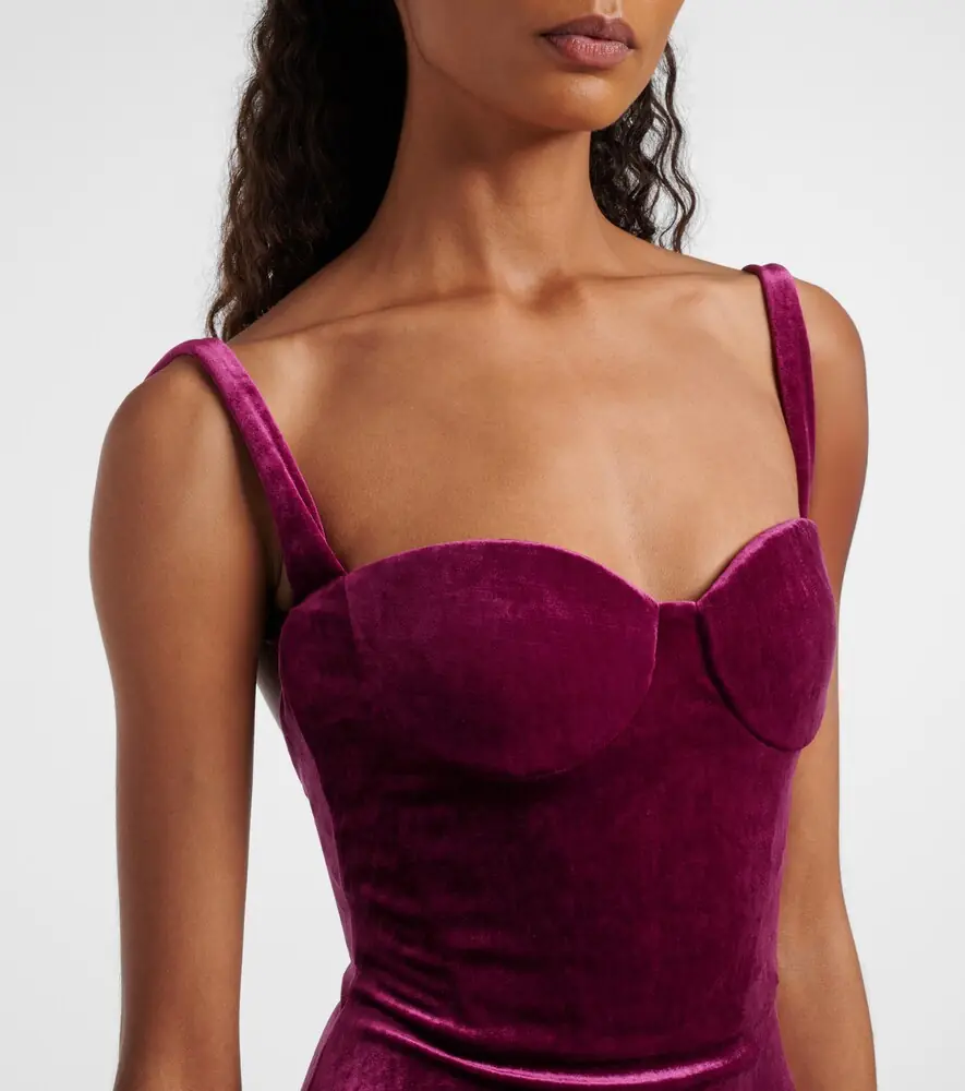 Balenciaga Open-back velvet gown | Thumbnail 5 Balenciaga Open-back velvet gown | Thumbnail 5