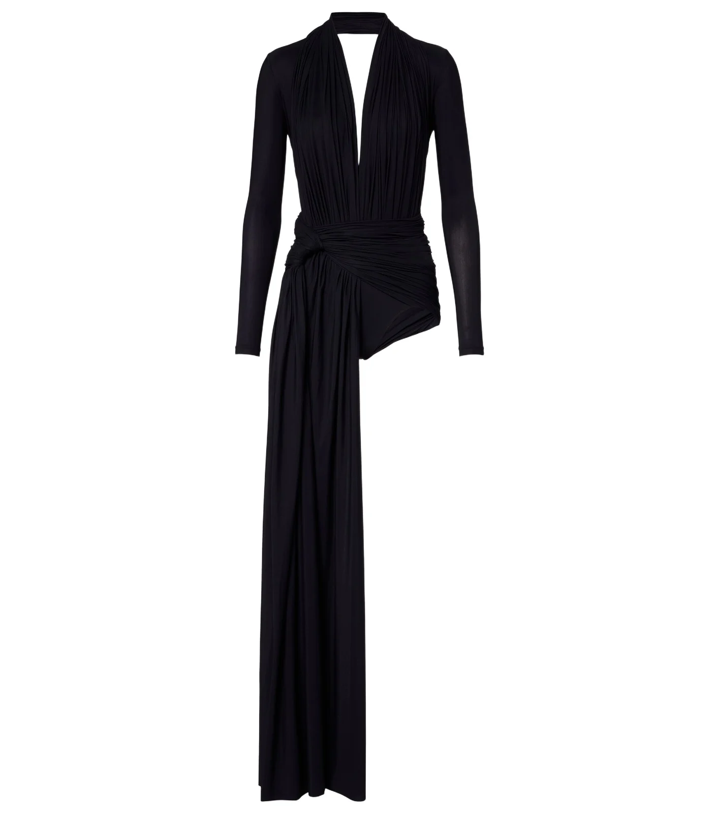 Asymmetric draped minidress Asymmetric draped minidress