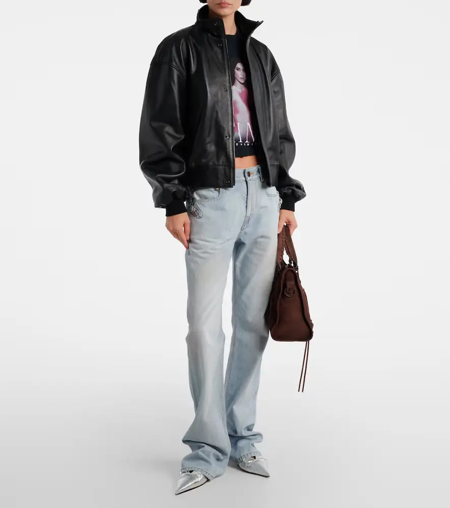 Balenciaga City low-rise straight jeans | Thumbnail 5