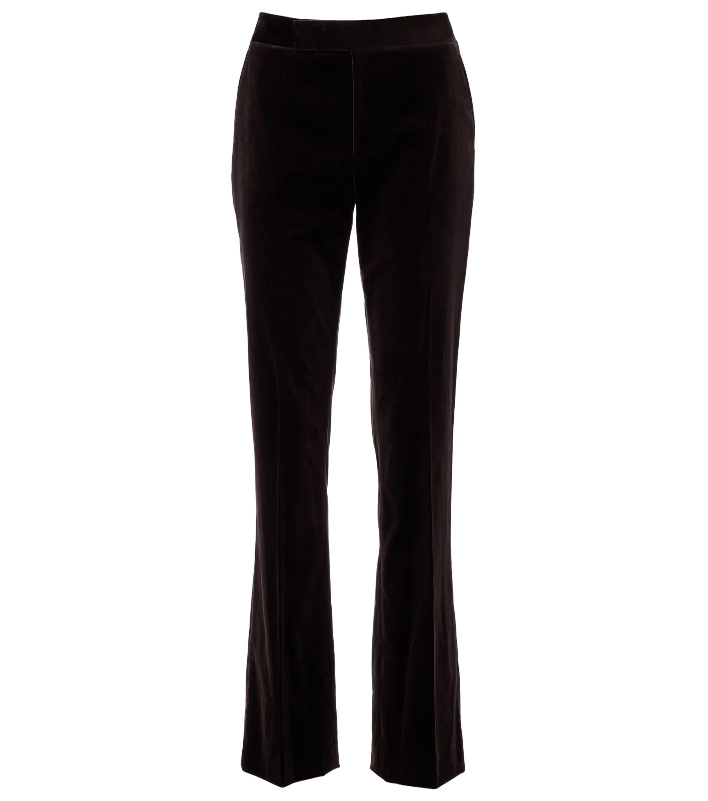 Cotton-blend velvet straight pants Cotton-blend velvet straight pants