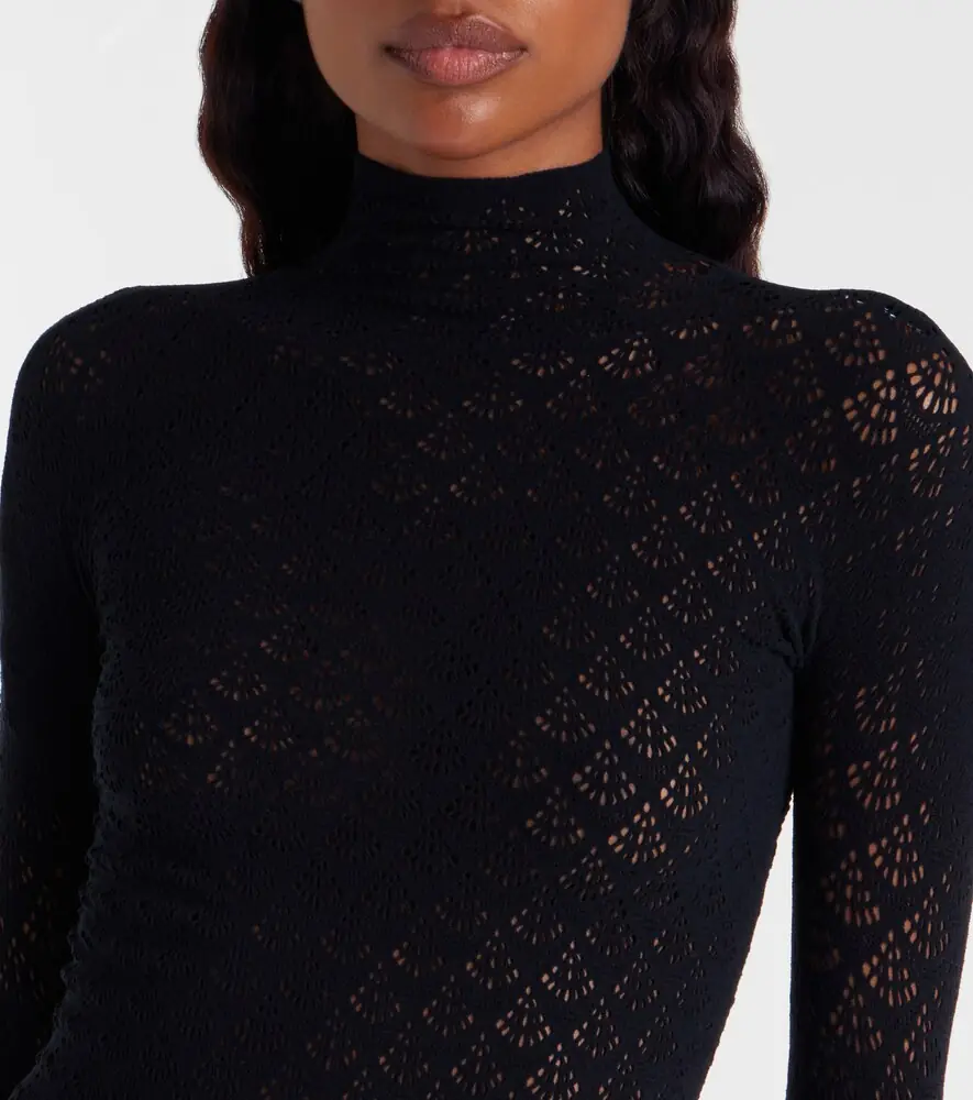 Wolford Knitted semi-sheer minidress | Thumbnail 3