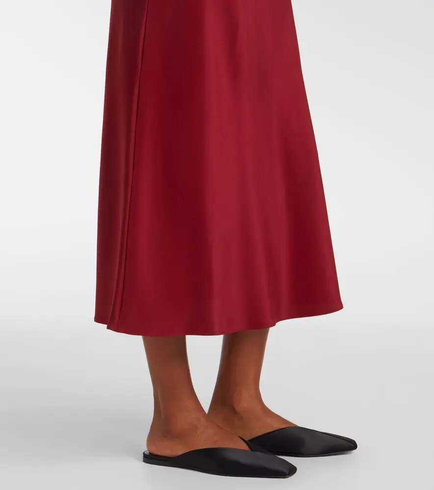 Max Mara Borbona silk-blend midi skirt | Thumbnail 3 Max Mara Borbona silk-blend midi skirt | Thumbnail 3
