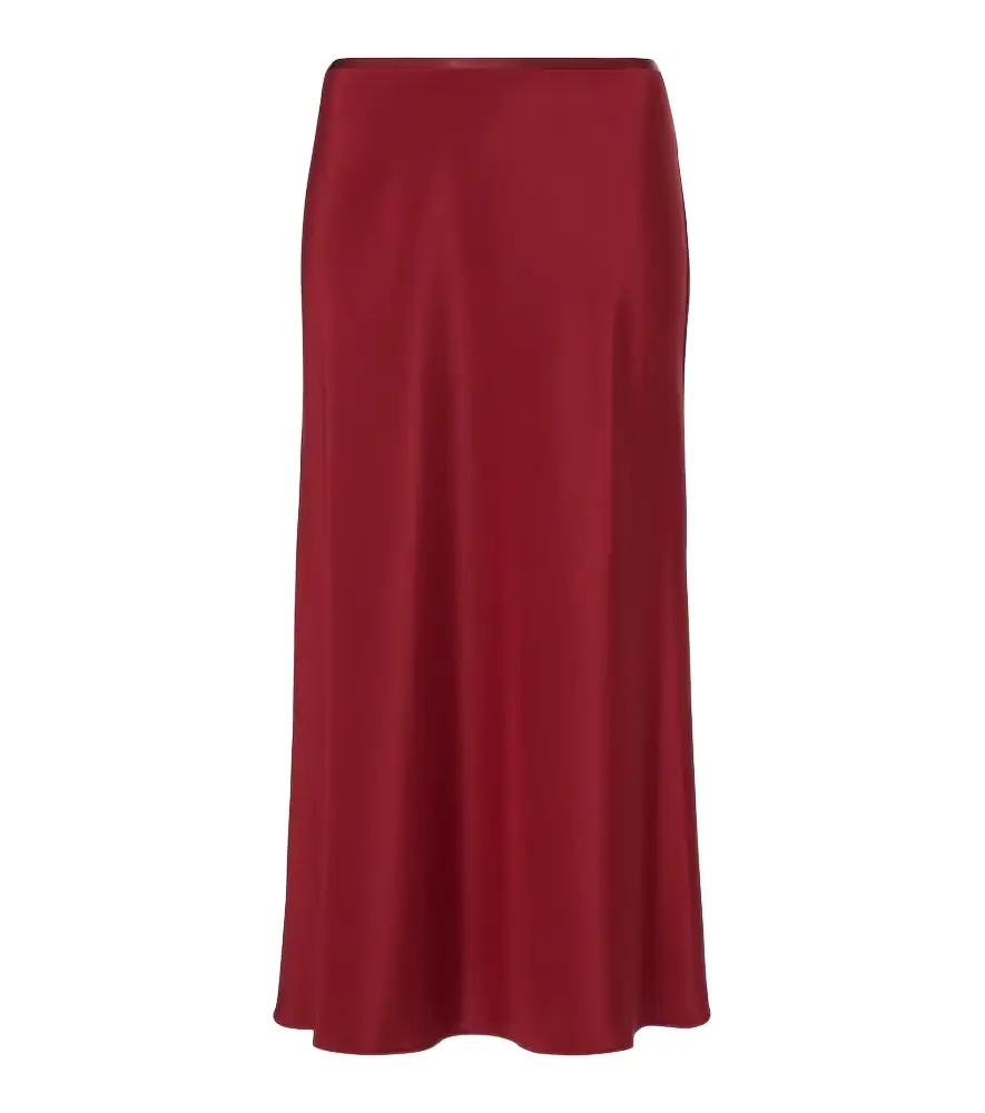 Max Mara Borbona silk-blend midi skirt