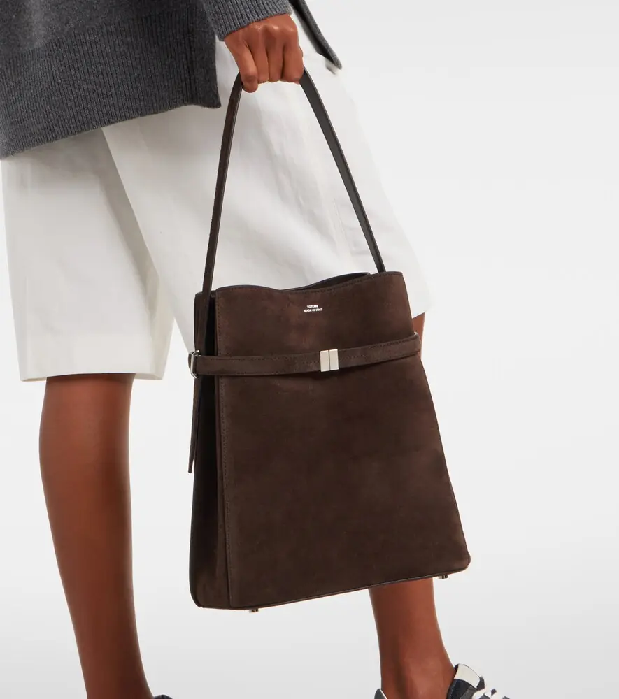 Toteme Belted suede bucket bag | Thumbnail 5