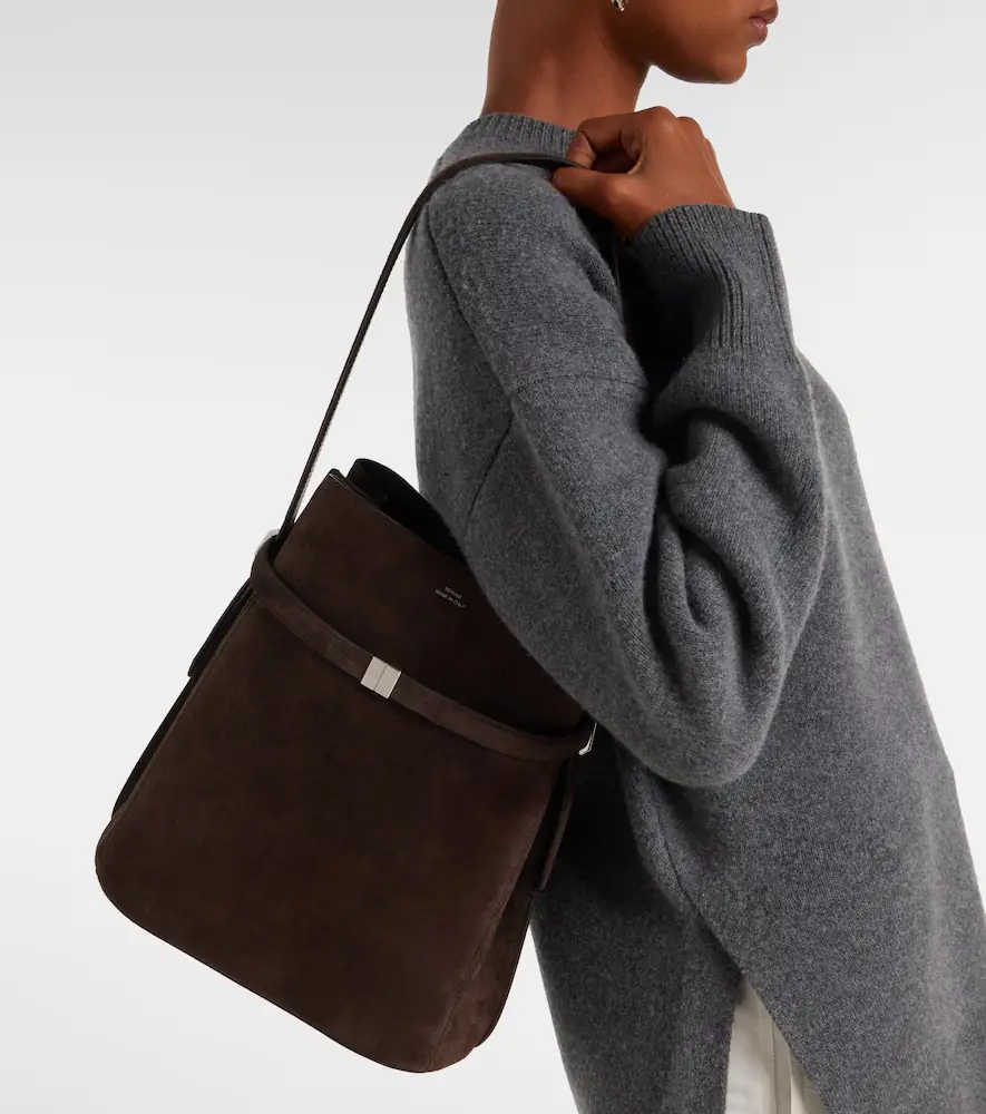 Toteme Belted suede bucket bag | Thumbnail 6