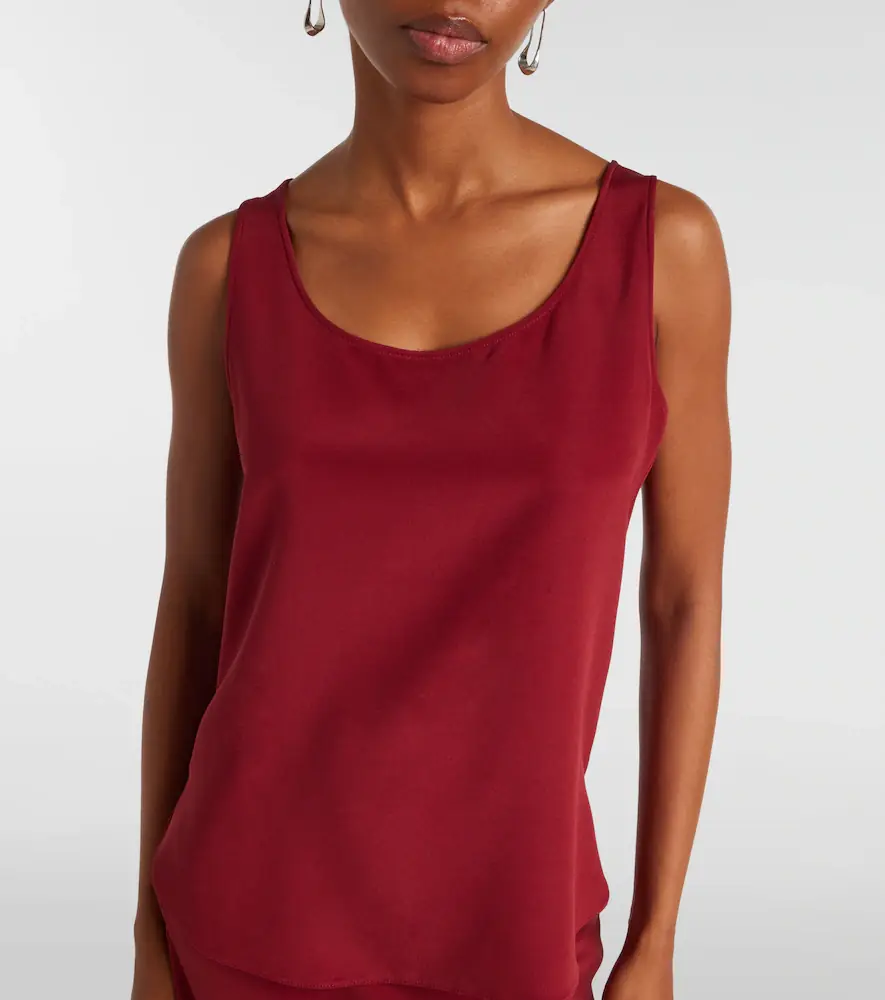 Max Mara Pecora silk-blend top | Thumbnail 3 Max Mara Pecora silk-blend top | Thumbnail 3