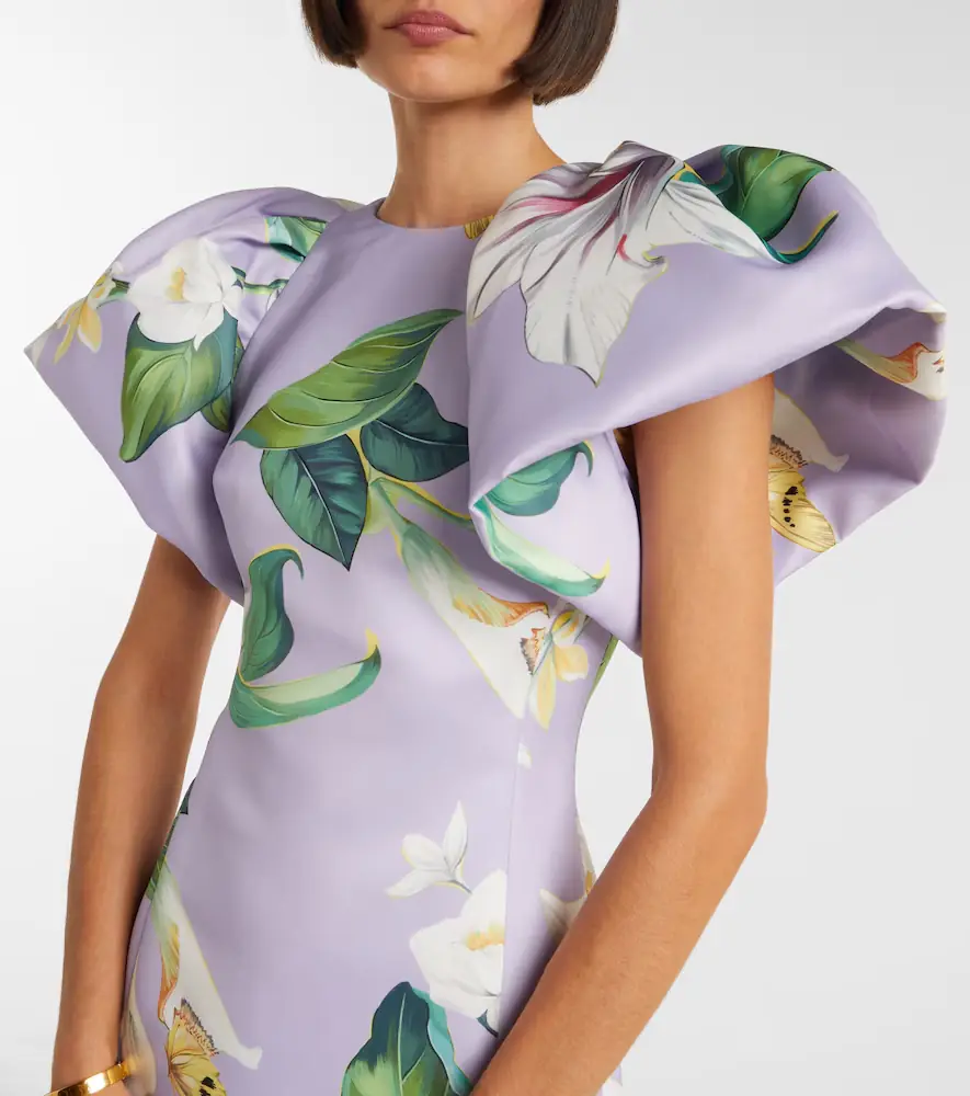 Leo Lin Lucinda floral puff-sleeve maxi dress | Thumbnail 2 Leo Lin Lucinda floral puff-sleeve maxi dress | Thumbnail 2