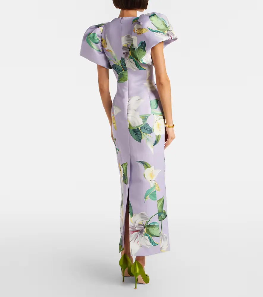 Leo Lin Lucinda floral puff-sleeve maxi dress | Thumbnail 3 Leo Lin Lucinda floral puff-sleeve maxi dress | Thumbnail 3