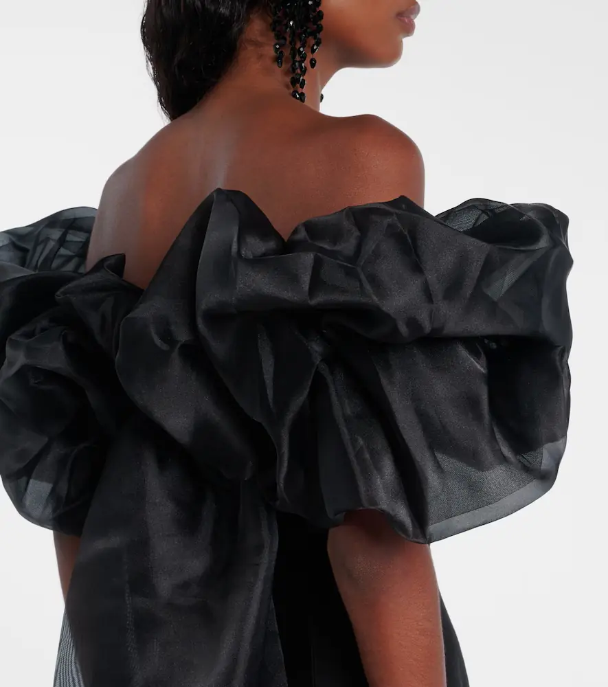 Leo Lin Zayna sequined gown and cape set | Thumbnail 2 Leo Lin Zayna sequined gown and cape set | Thumbnail 2