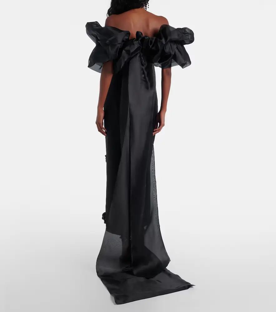 Leo Lin Zayna sequined gown and cape set | Thumbnail 5 Leo Lin Zayna sequined gown and cape set | Thumbnail 5