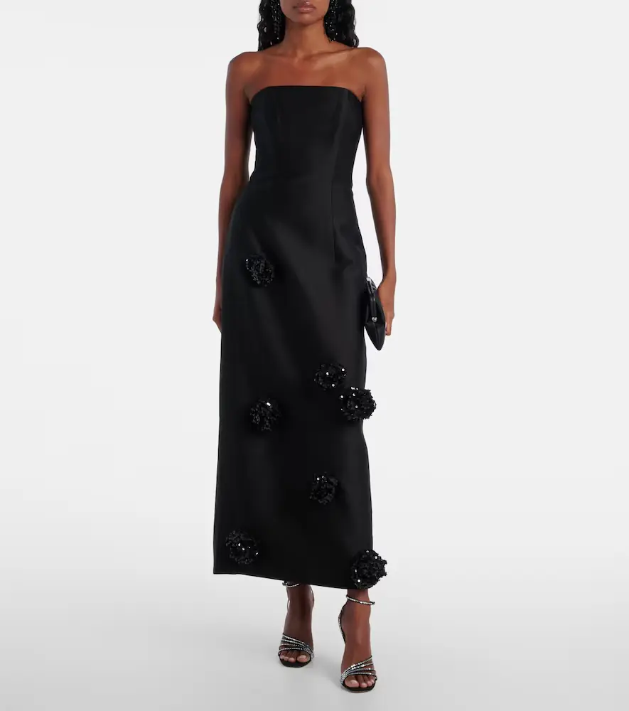 Leo Lin Zayna sequined gown and cape set | Thumbnail 7 Leo Lin Zayna sequined gown and cape set | Thumbnail 7