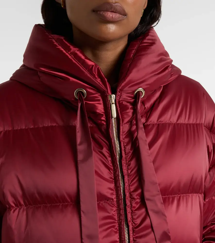 Max Mara Felice hooded taffeta down jacket | Thumbnail 2