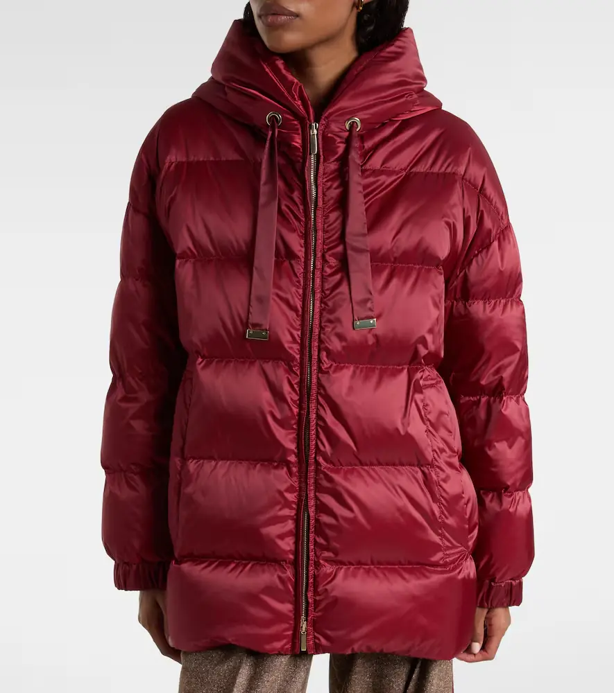 Max Mara Felice hooded taffeta down jacket | Thumbnail 5
