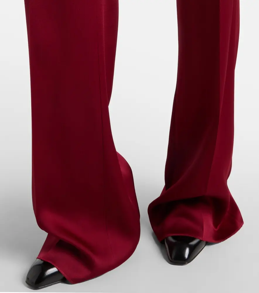 Max Mara Scalata velvet-trimmed satin jumpsuit | Thumbnail 5