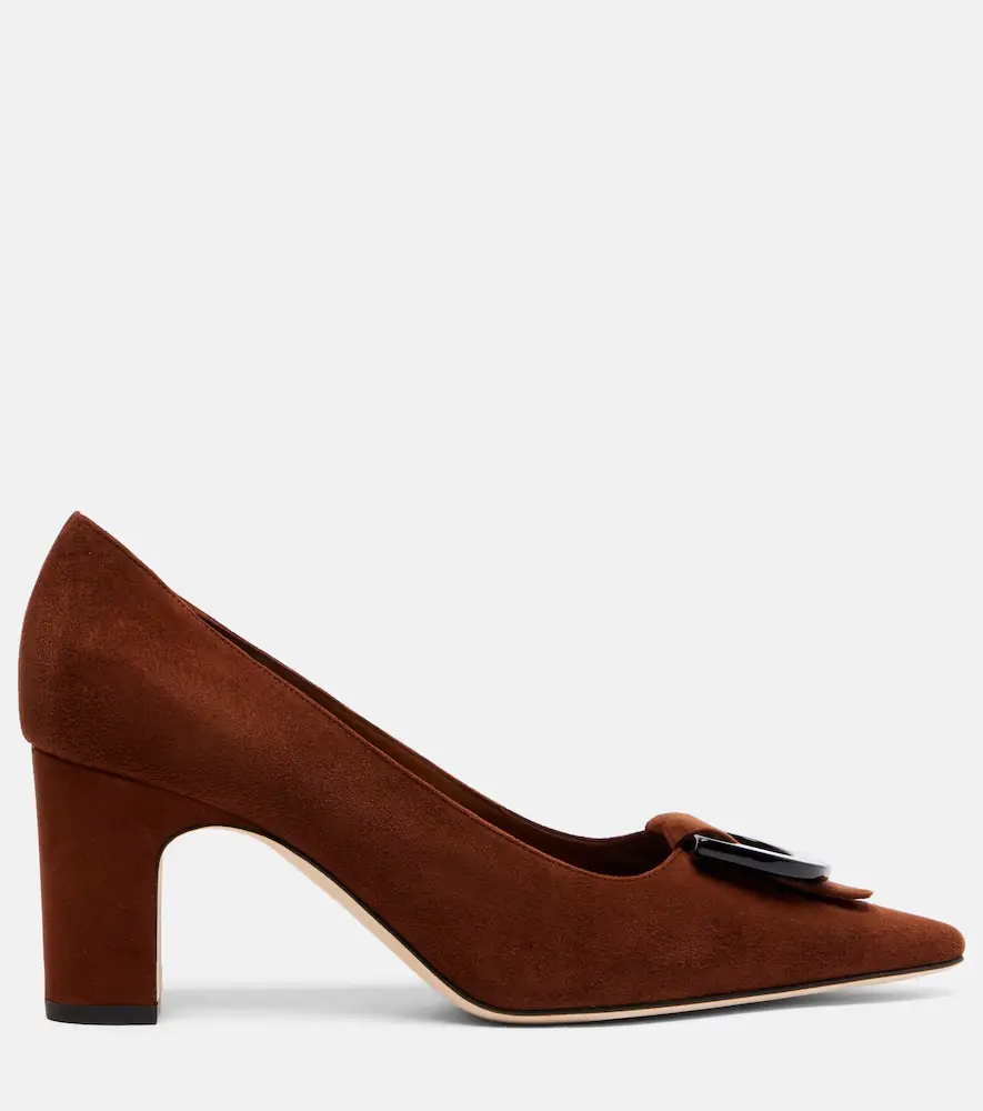 Manolo Blahnik Beti 70 suede pumps | Thumbnail 2