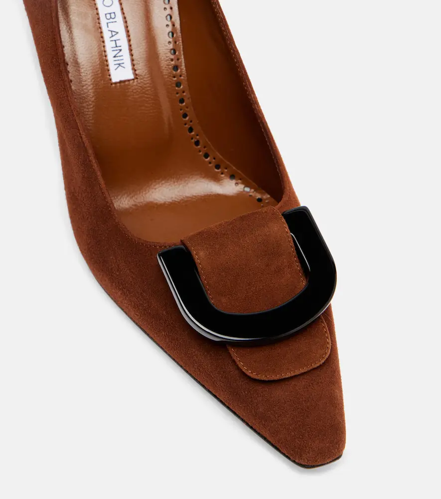 Manolo Blahnik Beti 70 suede pumps | Thumbnail 3