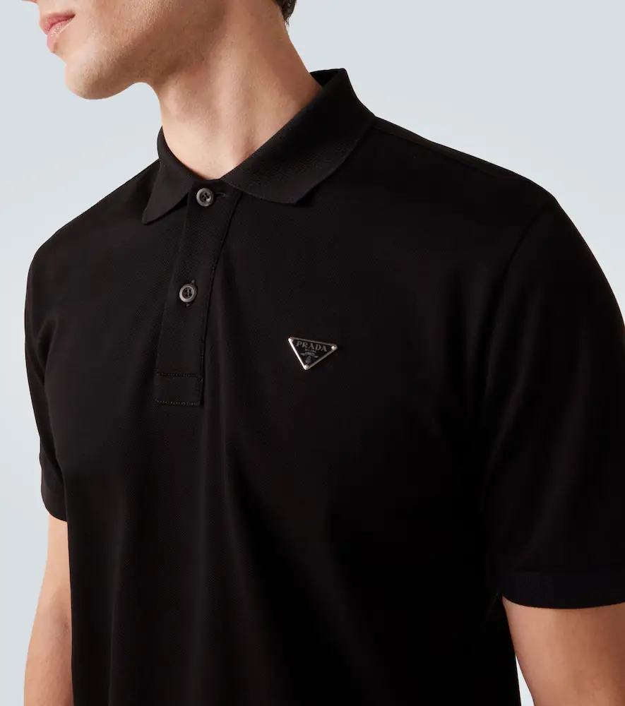 Prada Logo cotton polo shirt | Thumbnail 2 Prada Logo cotton polo shirt | Thumbnail 2