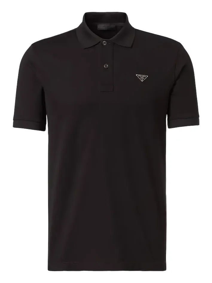 Logo cotton polo shirt