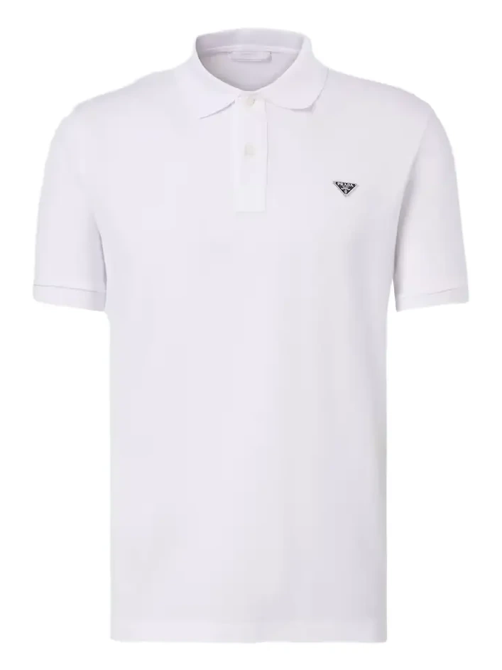 Logo cotton polo shirt