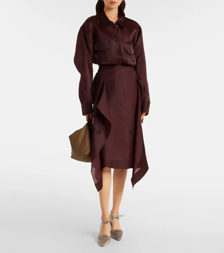 Manolo Blahnik Orata 70 satin pumps | Thumbnail 5