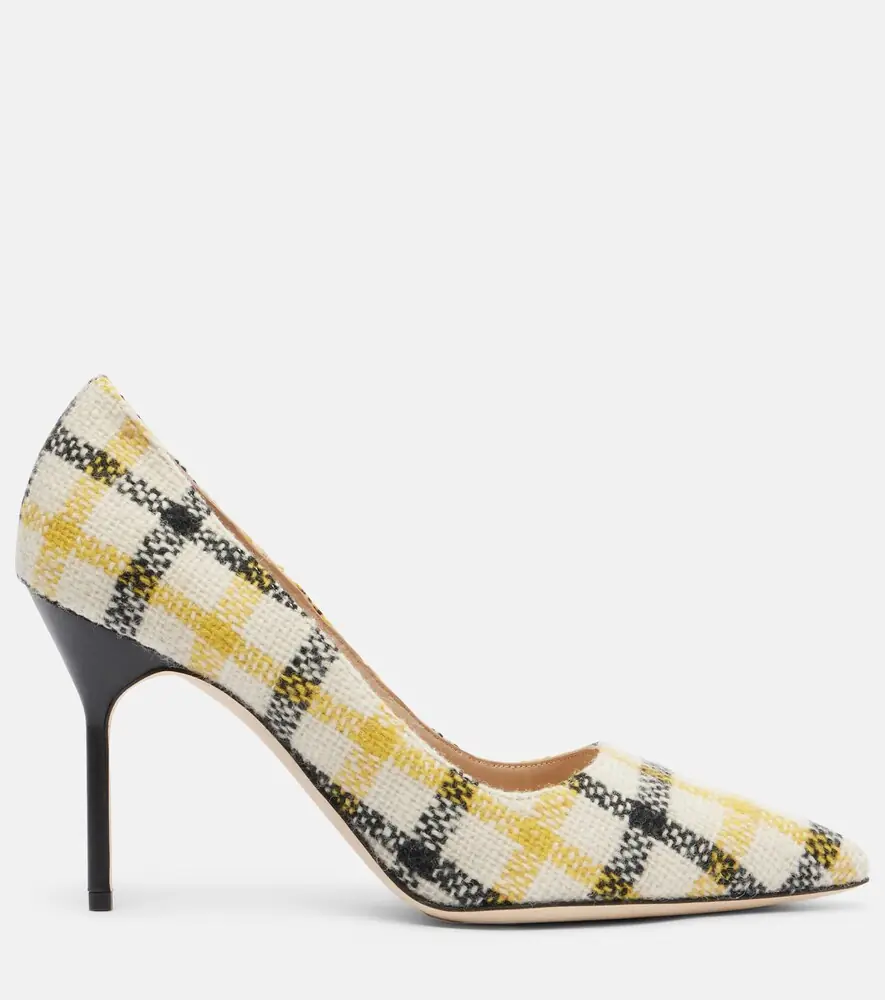 Manolo Blahnik BB 90 plaid pumps | Thumbnail 4 Manolo Blahnik BB 90 plaid pumps | Thumbnail 4
