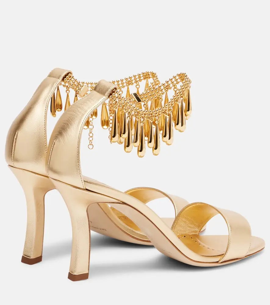 Manolo Blahnik Nicusan 90 embellished leather sandals | Thumbnail 4 Manolo Blahnik Nicusan 90 embellished leather sandals | Thumbnail 4