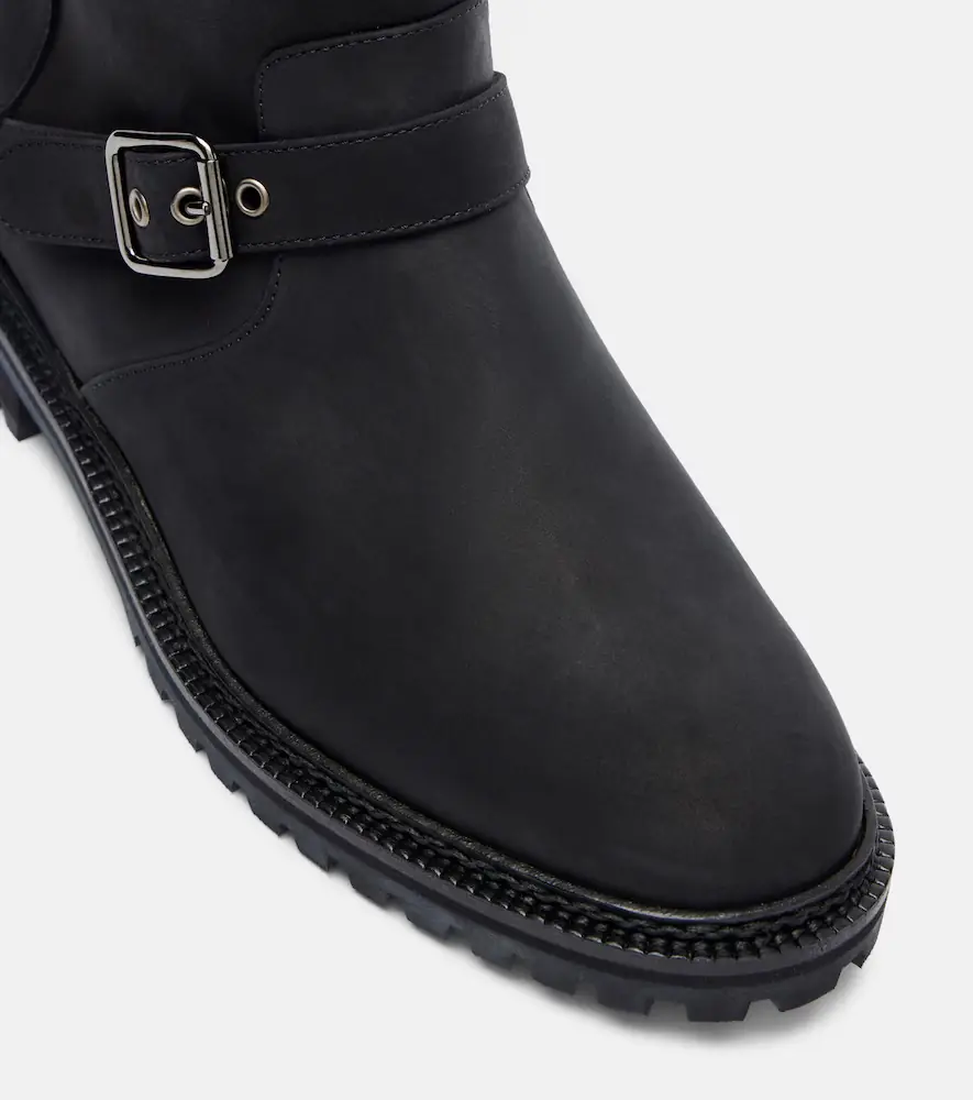 Manolo Blahnik Sulaltrosa leather biker boots | Thumbnail 3