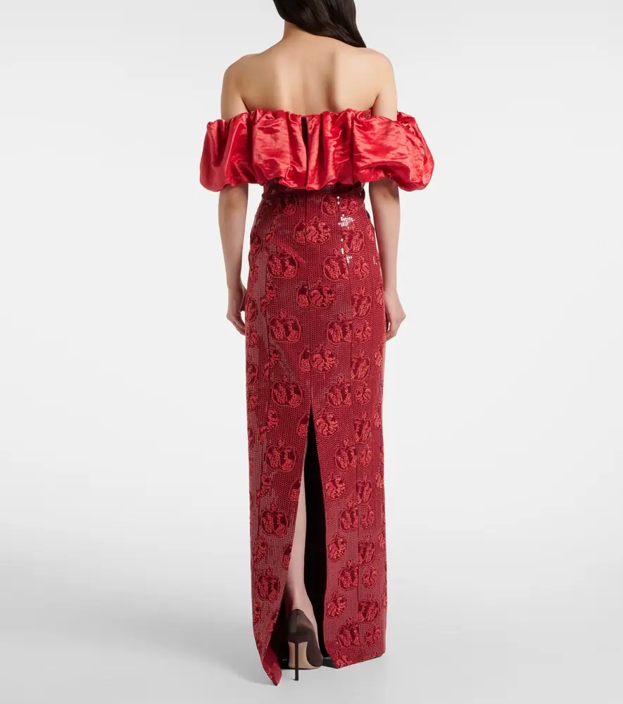 Markarian Rowan sequined off-shoulder bustier gown | Thumbnail 4 Markarian Rowan sequined off-shoulder bustier gown | Thumbnail 4
