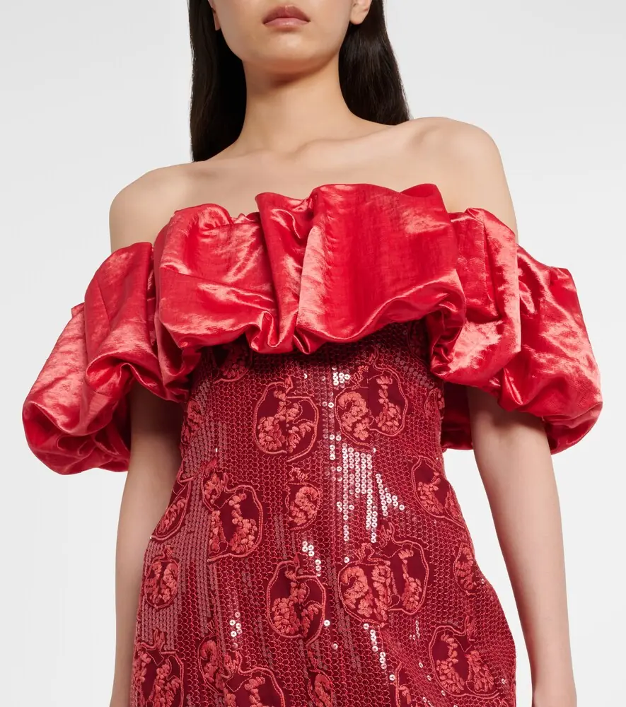 Markarian Rowan sequined off-shoulder bustier gown | Thumbnail 5 Markarian Rowan sequined off-shoulder bustier gown | Thumbnail 5