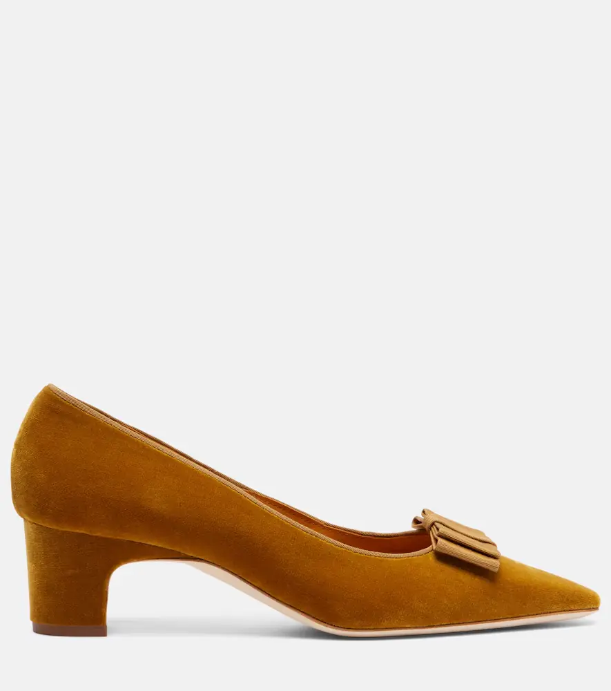 Manolo Blahnik Reador 50 velvet pumps | Thumbnail 3 Manolo Blahnik Reador 50 velvet pumps | Thumbnail 3