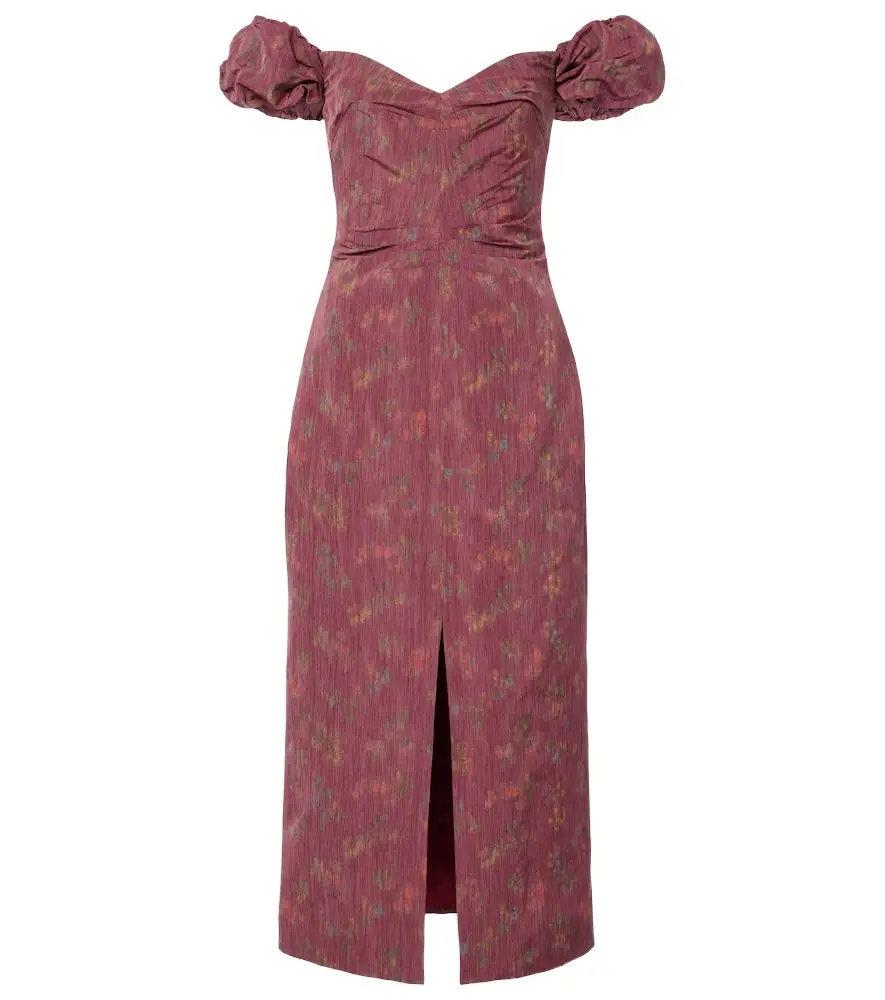 Markarian Adelaine floral puff sleeves gown | Image 1 Markarian Adelaine floral puff sleeves gown | Image 1