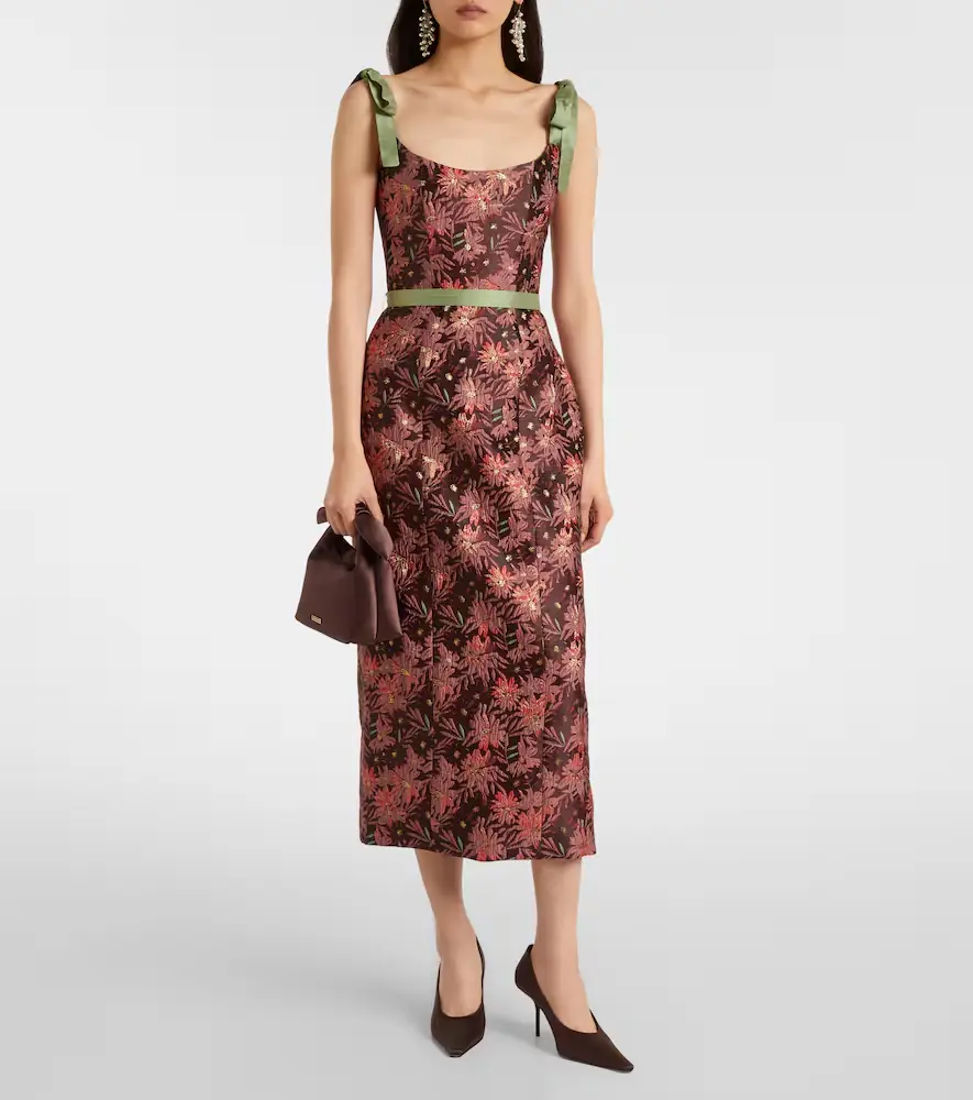 Markarian Acacia floral brocade cocktail dress | Thumbnail 4 Markarian Acacia floral brocade cocktail dress | Thumbnail 4