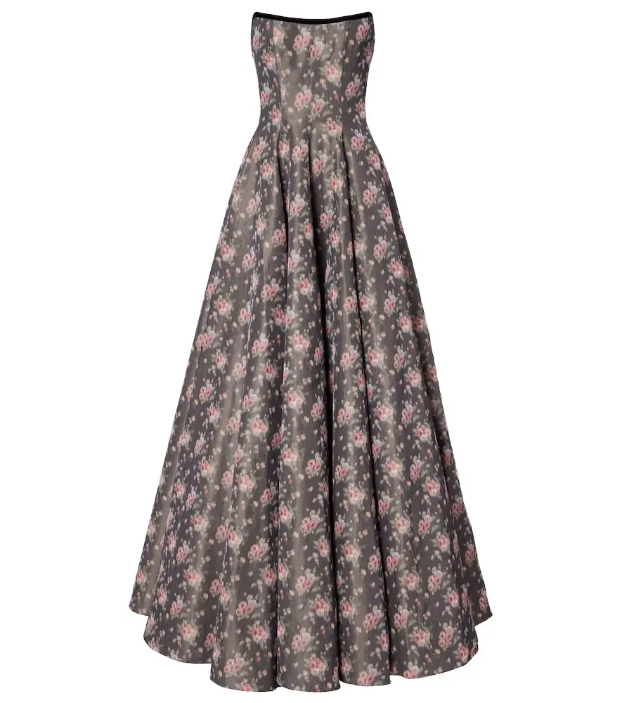Markarian Laila floral taffeta corset gown | Image 1 Markarian Laila floral taffeta corset gown | Image 1