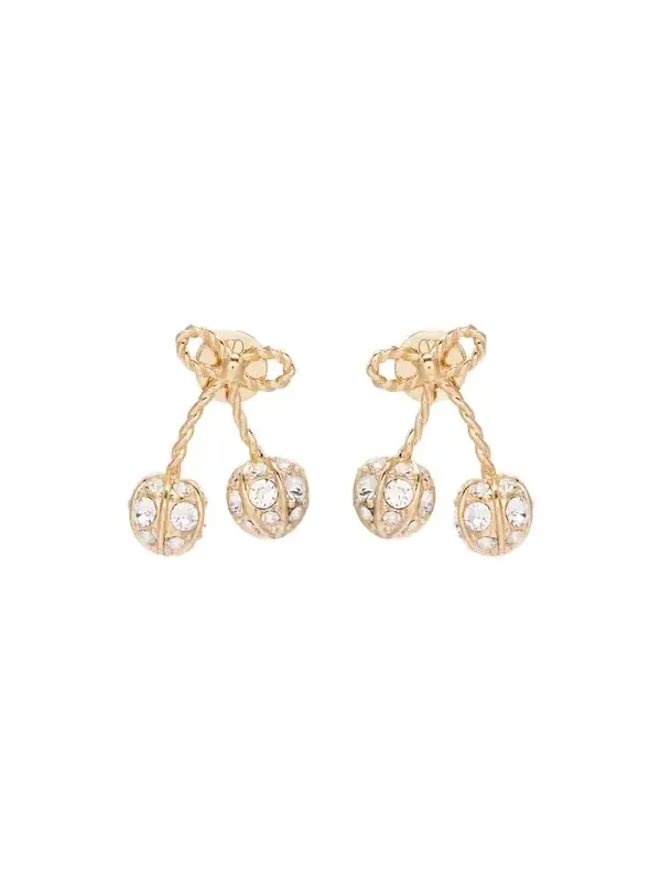 Cherryfic Swarovski-embellished earrings Cherryfic Swarovski-embellished earrings