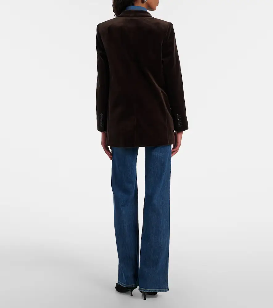 Nili Lotan Diane velvet blazer | Thumbnail 3 Nili Lotan Diane velvet blazer | Thumbnail 3