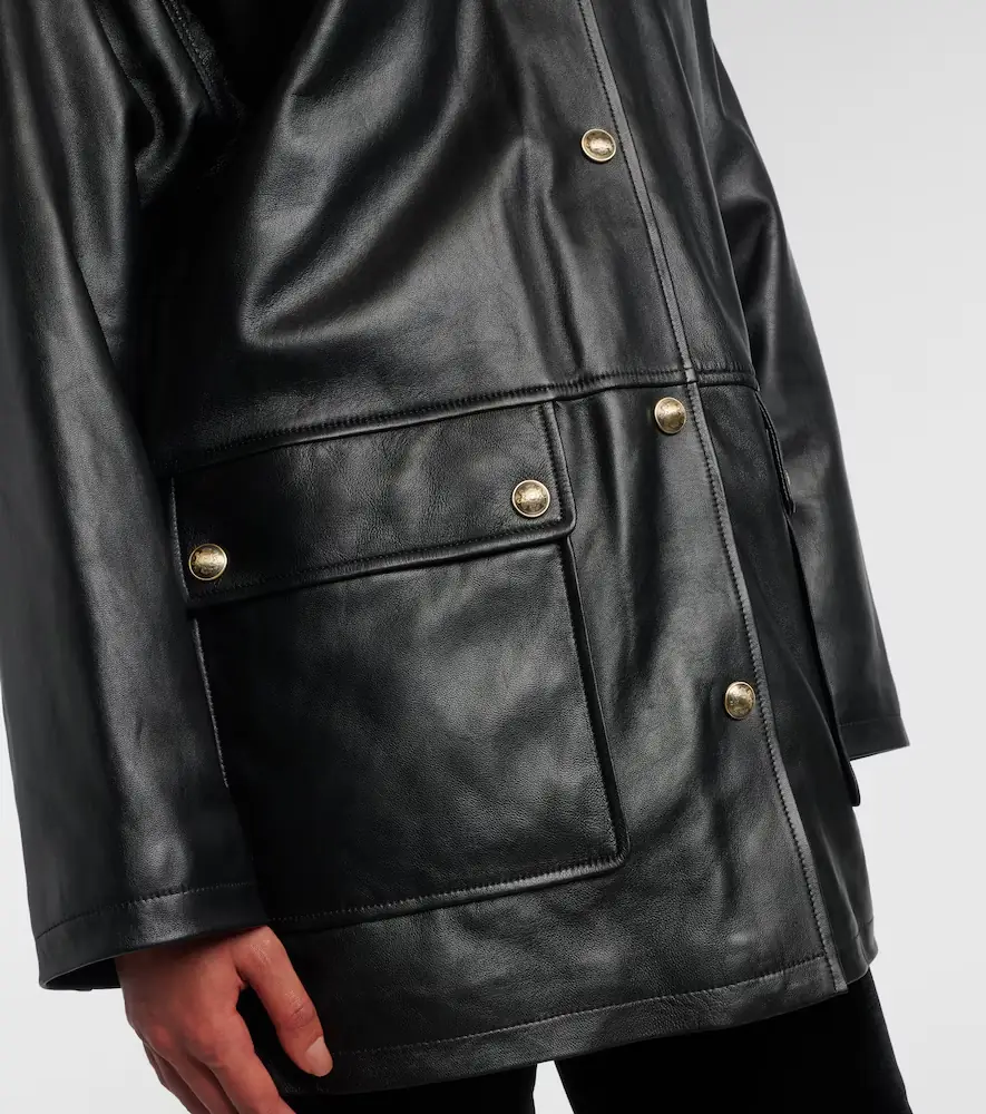 Nili Lotan Cordel leather coat | Thumbnail 4 Nili Lotan Cordel leather coat | Thumbnail 4