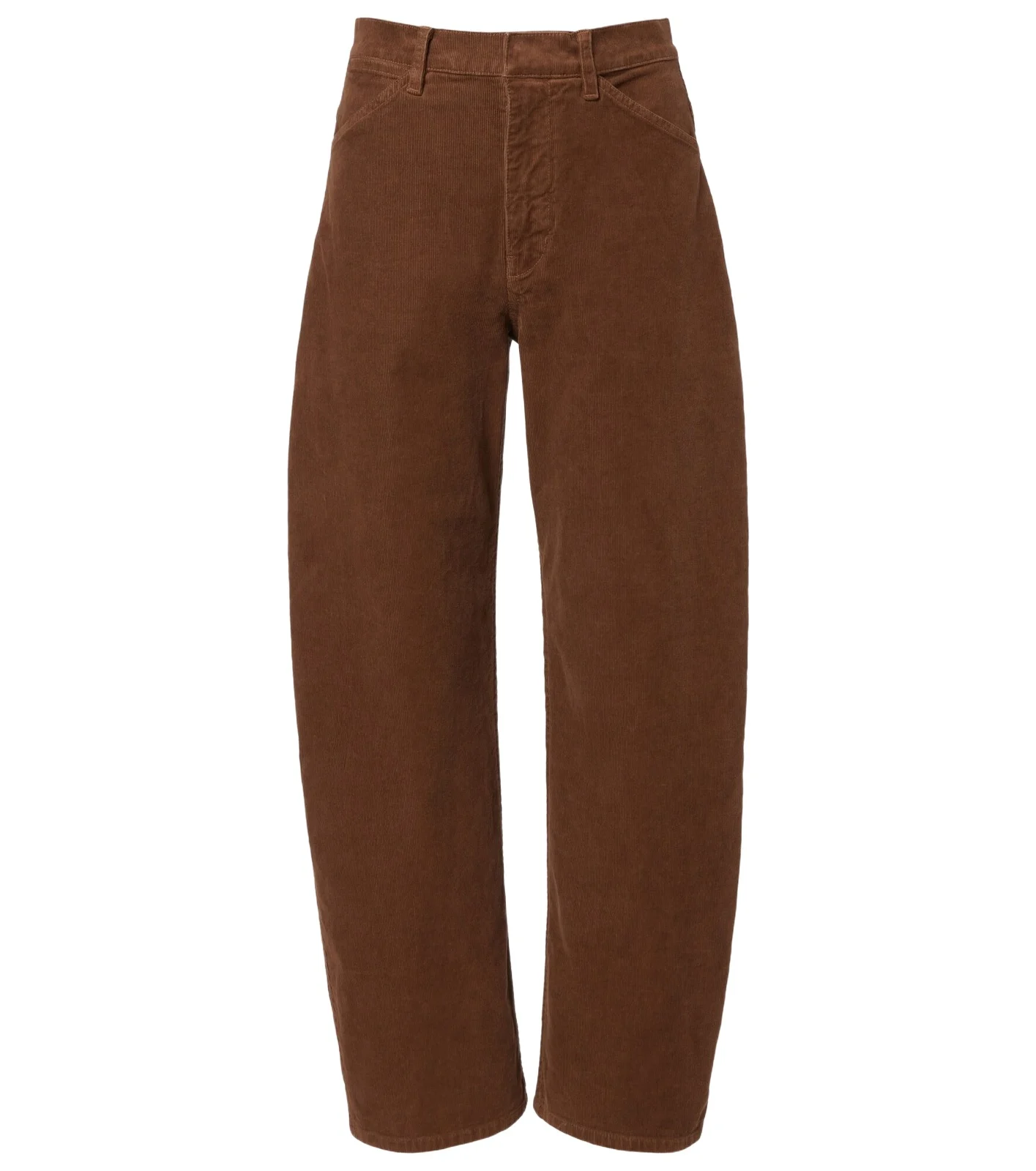 Tribeca cotton-blend corduroy barrel-leg pants Tribeca cotton-blend corduroy barrel-leg pants