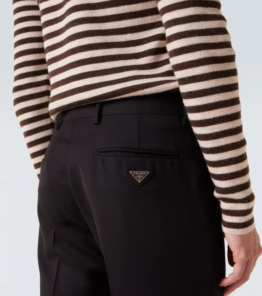 Prada Virgin wool straight pants | Thumbnail 3 Prada Virgin wool straight pants | Thumbnail 3