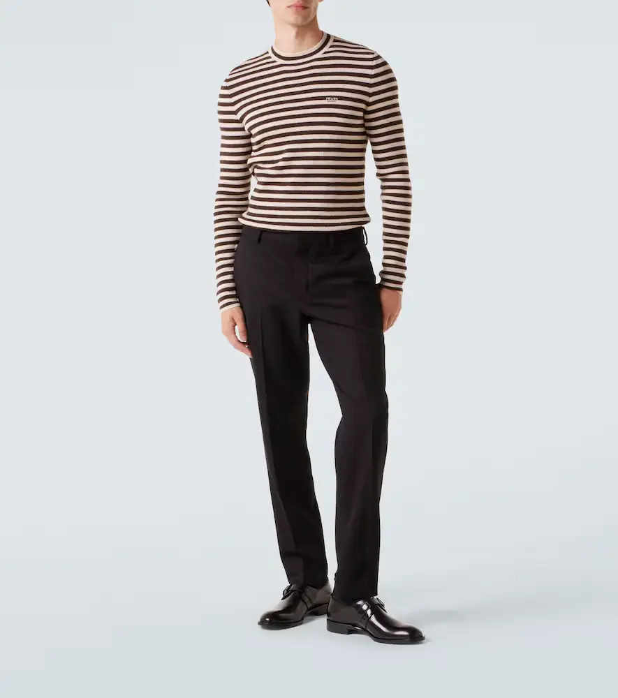 Prada Virgin wool straight pants | Thumbnail 6 Prada Virgin wool straight pants | Thumbnail 6