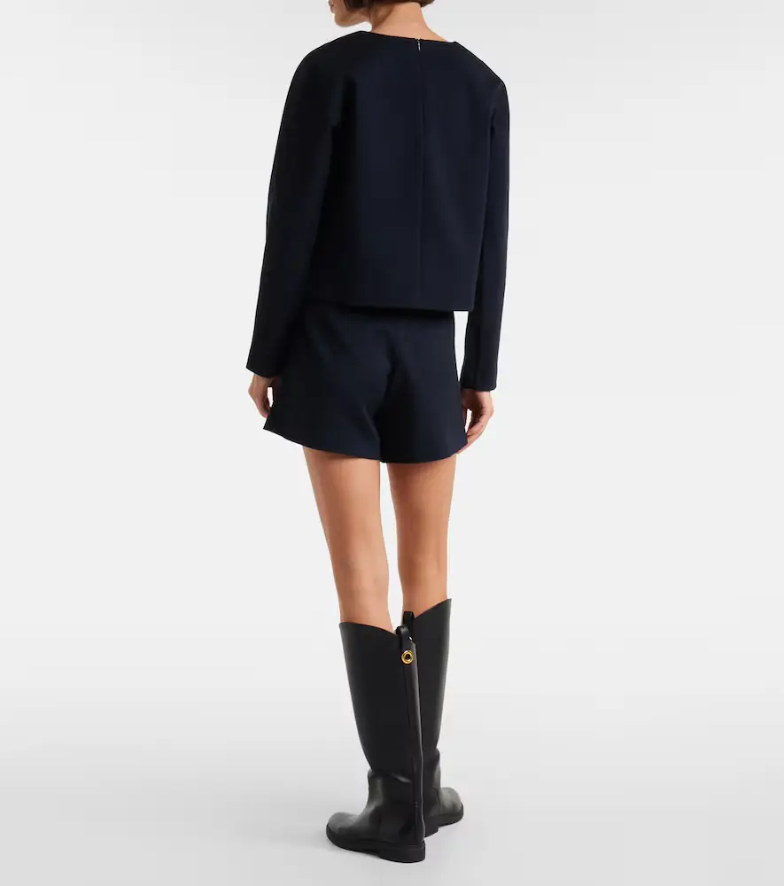 Max Mara Girello wool and cotton-blend top | Thumbnail 4 Max Mara Girello wool and cotton-blend top | Thumbnail 4