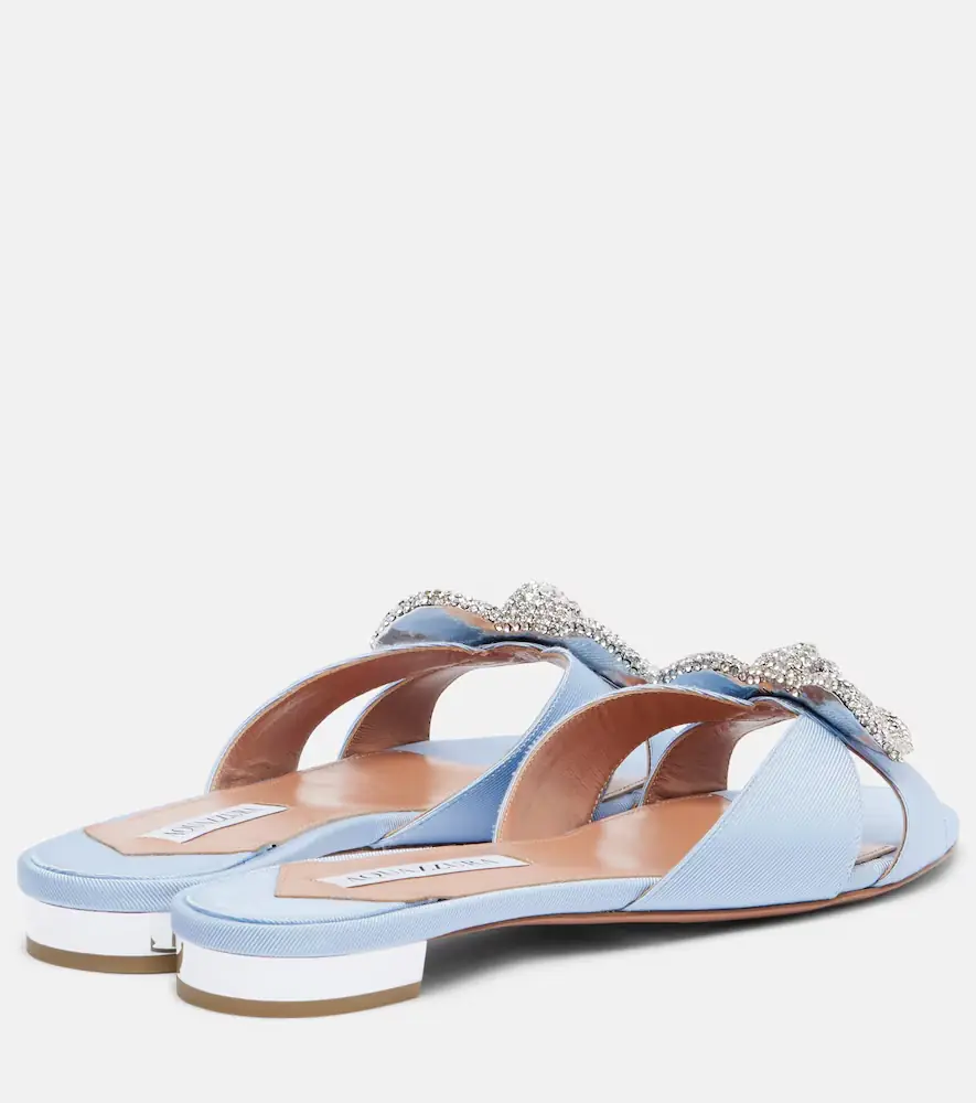 Aquazzura Very Bow Tie embellished flats | Thumbnail 3 Aquazzura Very Bow Tie embellished flats | Thumbnail 3