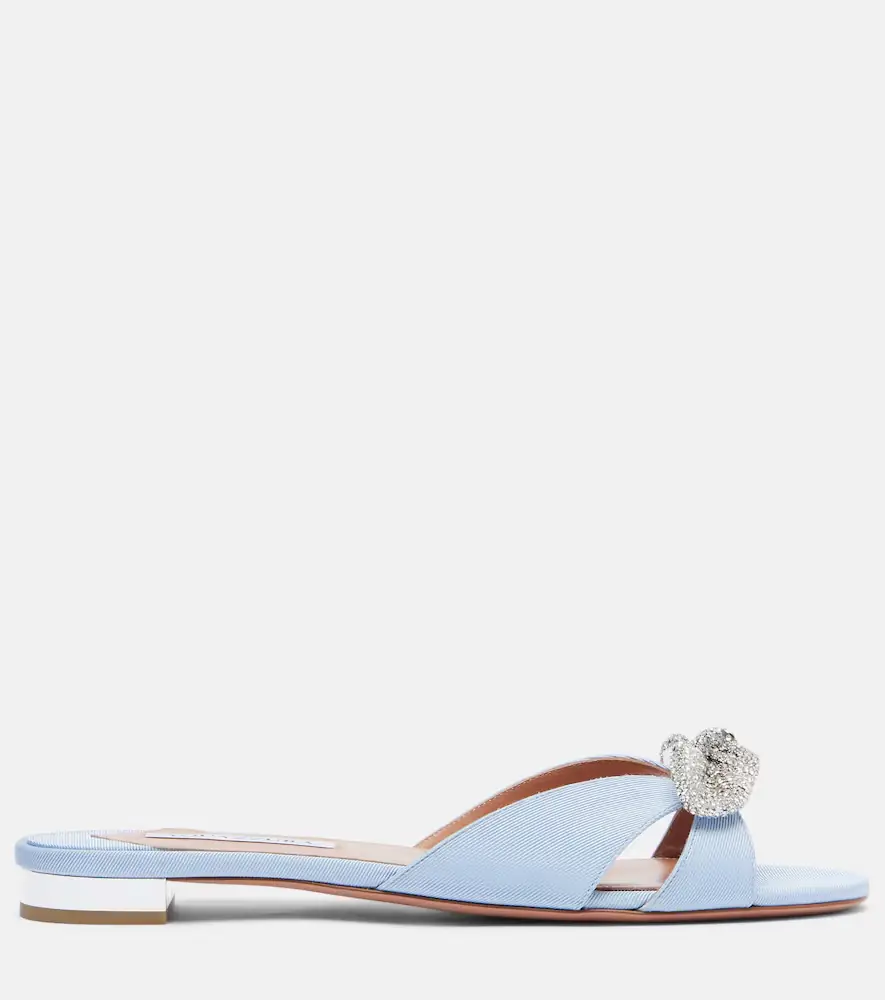 Aquazzura Very Bow Tie embellished flats | Thumbnail 4 Aquazzura Very Bow Tie embellished flats | Thumbnail 4
