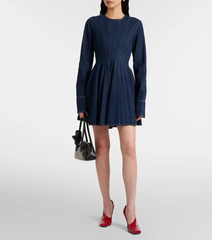 Sportmax Aereo denim minidress | Thumbnail 4 Sportmax Aereo denim minidress | Thumbnail 4
