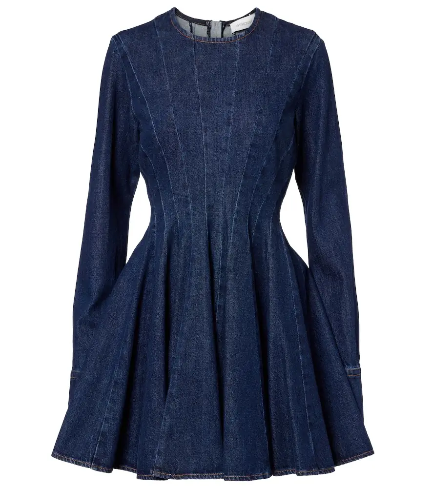 Sportmax Aereo denim minidress