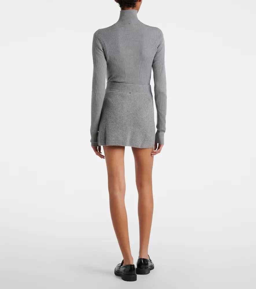Sportmax Refolo wool and cashmere miniskirt | Thumbnail 3