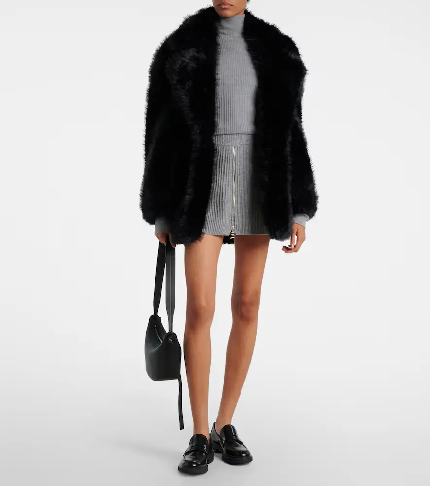 Sportmax Refolo wool and cashmere miniskirt | Thumbnail 4