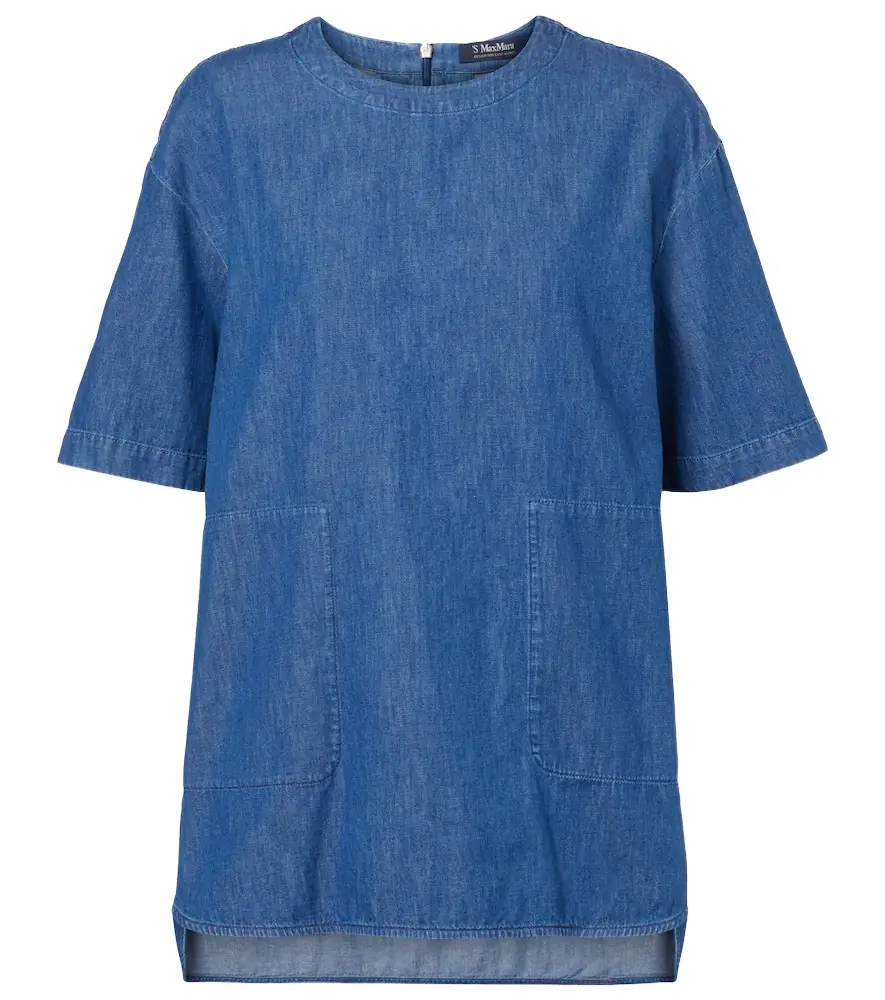 'S Max Mara Moresca denim top | Image 1 'S Max Mara Moresca denim top | Image 1