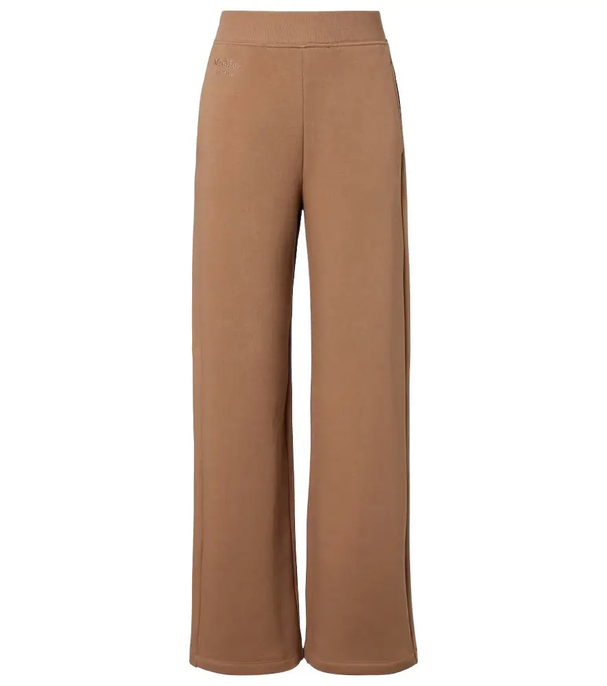 'S Max Mara Pompeo cotton-blend jersey sweatpants | Image 1 'S Max Mara Pompeo cotton-blend jersey sweatpants | Image 1