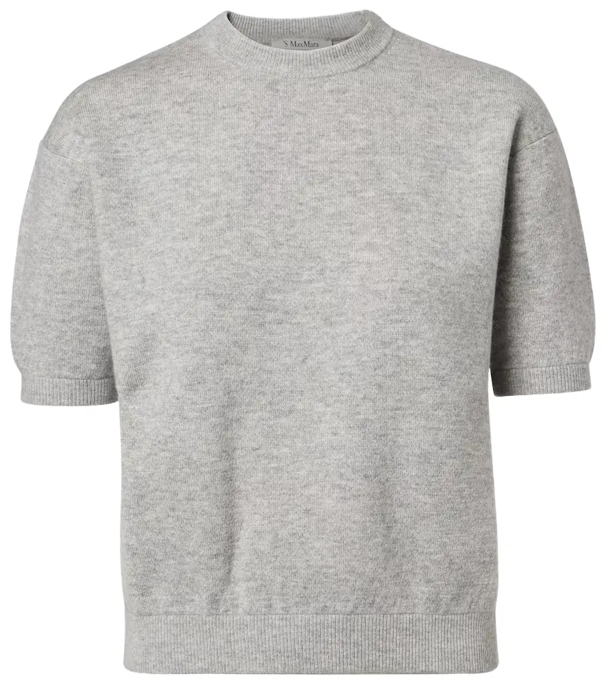 'S Max Mara 'S Max Mara Knitted wool and cashmere-blend T-shirt | Image 1 'S Max Mara 'S Max Mara Knitted wool and cashmere-blend T-shirt | Image 1