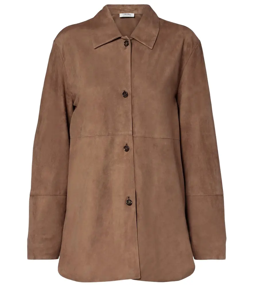 'S Max Mara Estate suede overshirt | Image 1 'S Max Mara Estate suede overshirt | Image 1